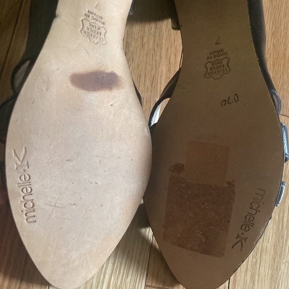NEW Michelle K heel sandals sz 7 - Picture 7 of 8